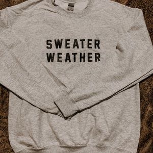 Sweater weather crew neck